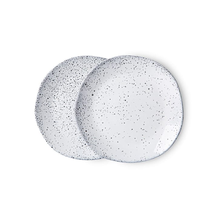 Gradient plate 2-pack Ø16 cm - Cream - HKliving