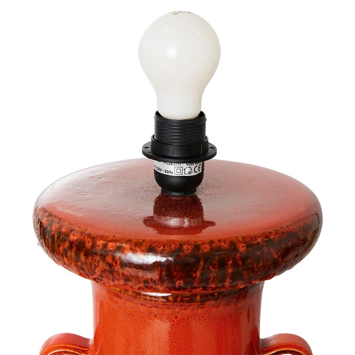Grand lamp base glazed orange, 60 cm HKliving
