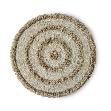 HK Living bathroom mat Ø80 cm - Cream - HKliving
