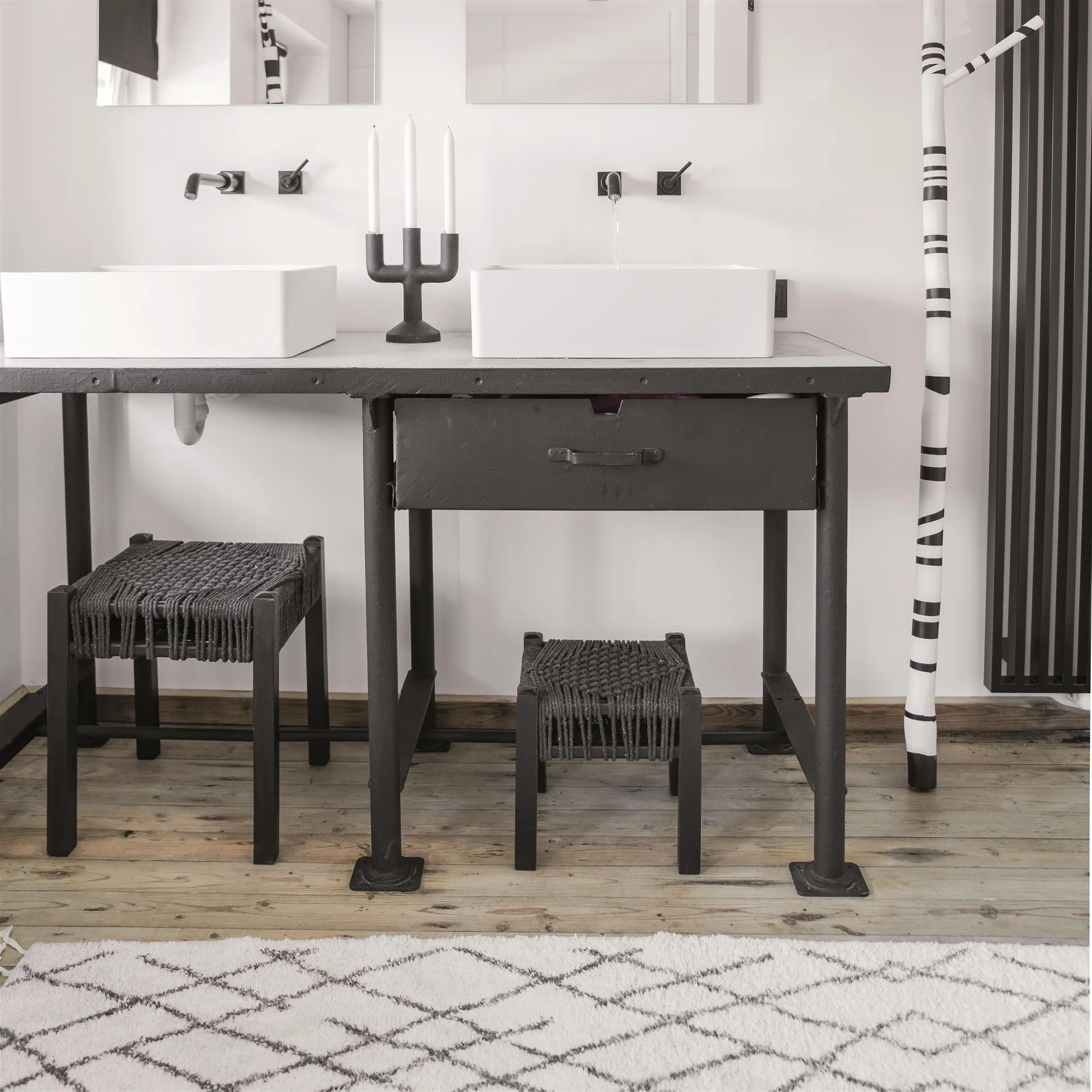 HKliving bath mat, 90x175 cm HKliving