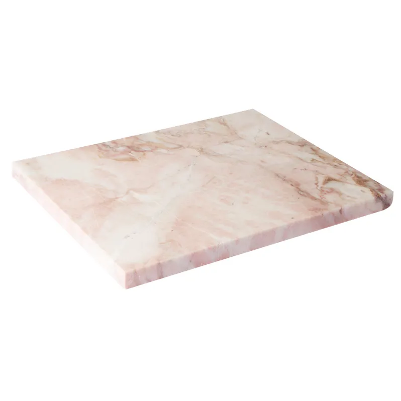 HKliving marble cutting board 50x40 cm, pink HKliving