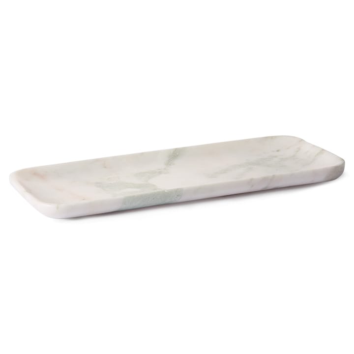 HKliving marble tray 30x12 cm - white-green-pink - HKliving