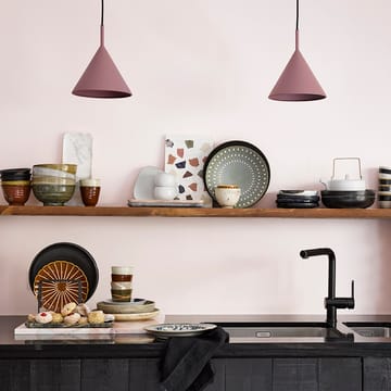 HKliving marble tray 30x12 cm - white-green-pink - HKliving