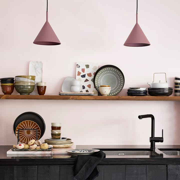 HKliving marble tray 30x12 cm, white-green-pink HKliving