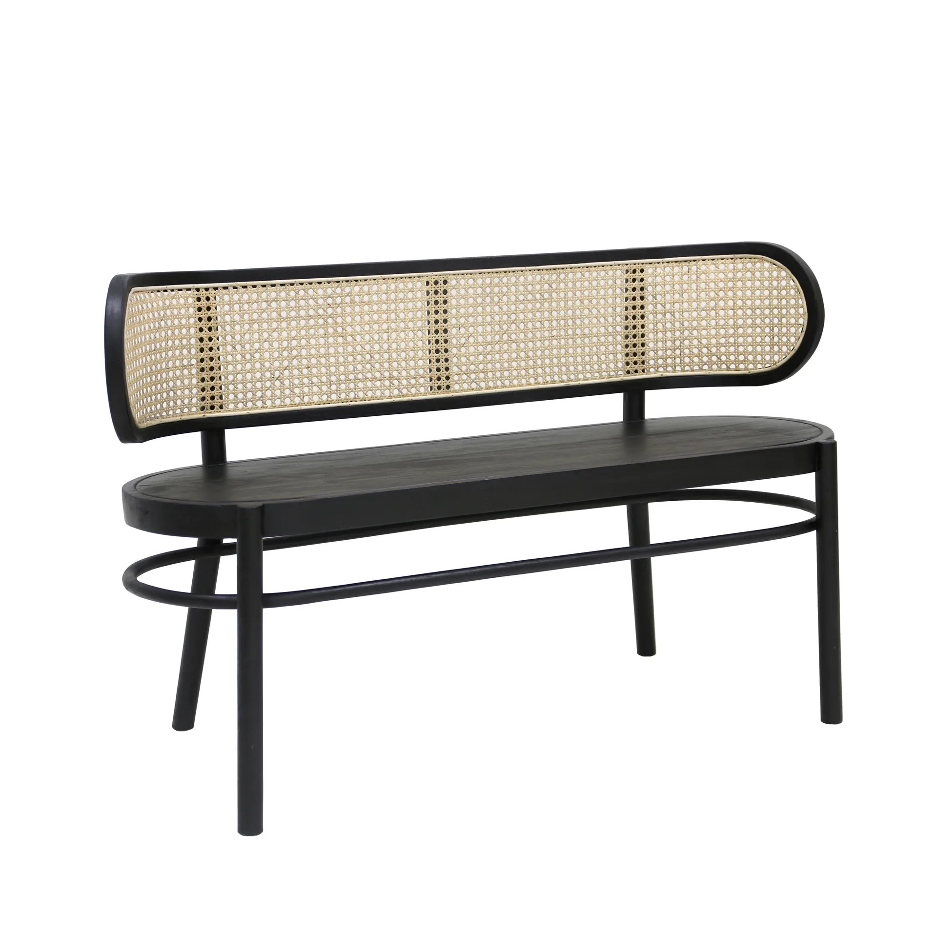 HKliving Retro bench, Black HKliving