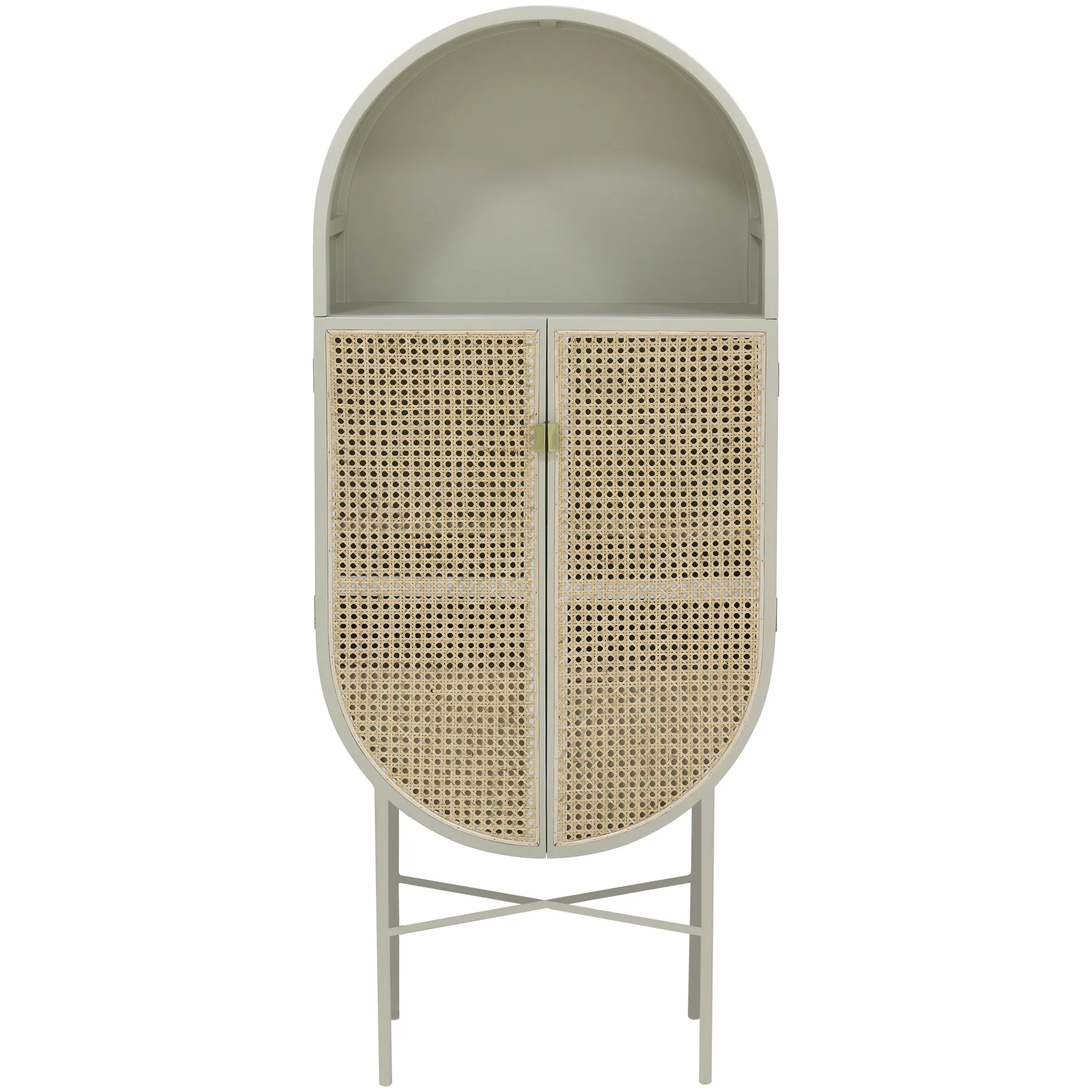 HKliving retro oval cabinet, Green-gray HKliving
