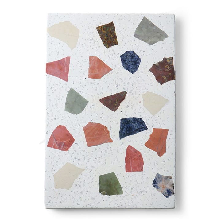 HKliving terrazzo cutting board 30x25 cm, White HKliving