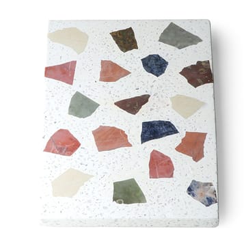 HKliving terrazzo cutting board 30x25 cm - White - HKliving