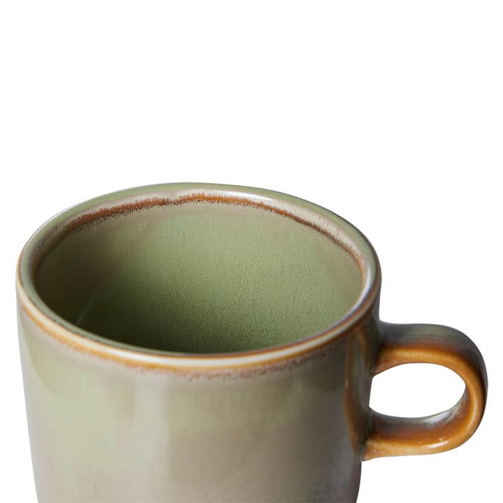 Home Chef cup with saucer 22 cl, Moss green HKliving