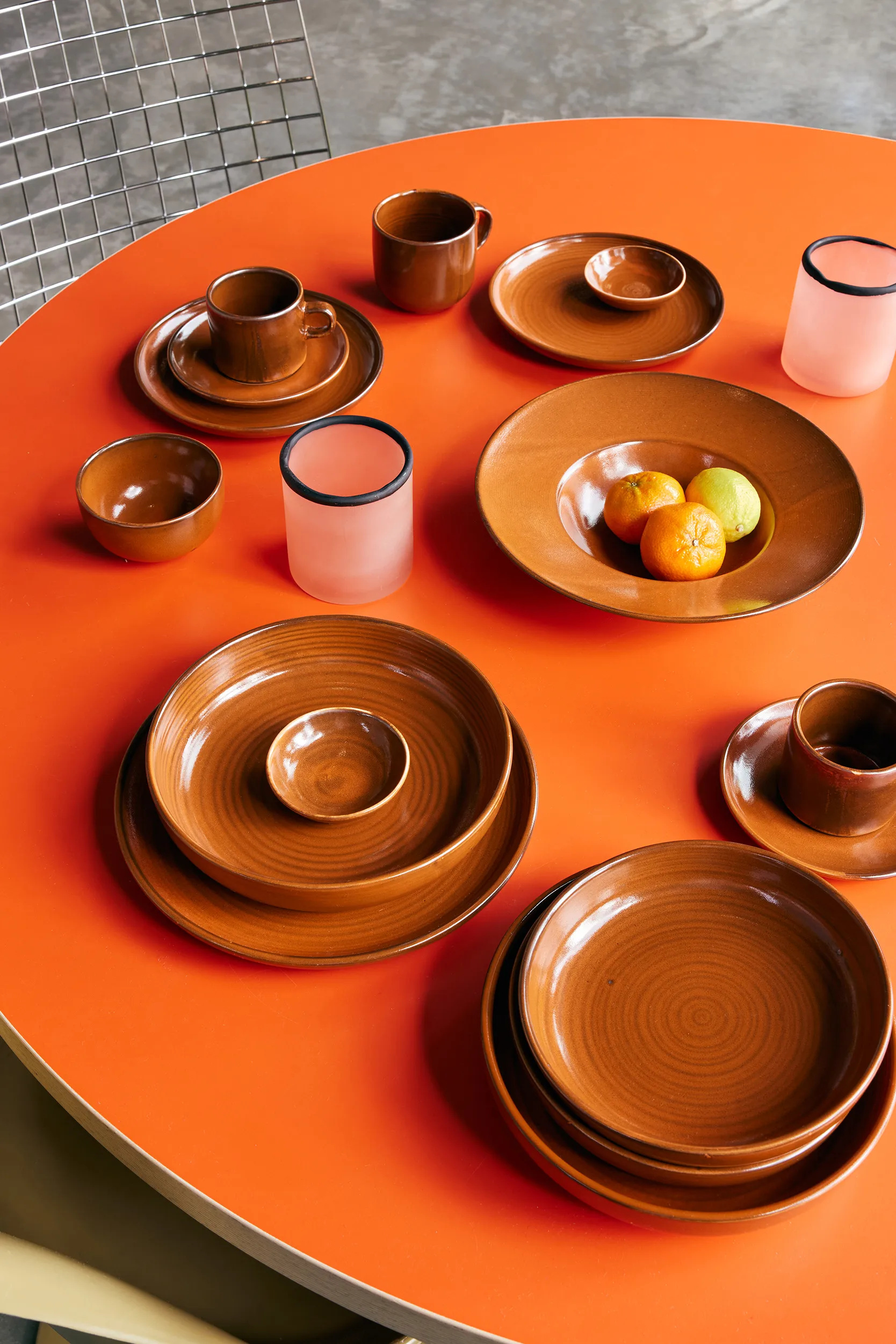 Home Chef deep plate large Ø21.5 cm, Burned orange HKliving