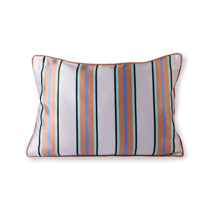 Pillow 35x50 cm satin/velvet - Orange-blue - HKliving