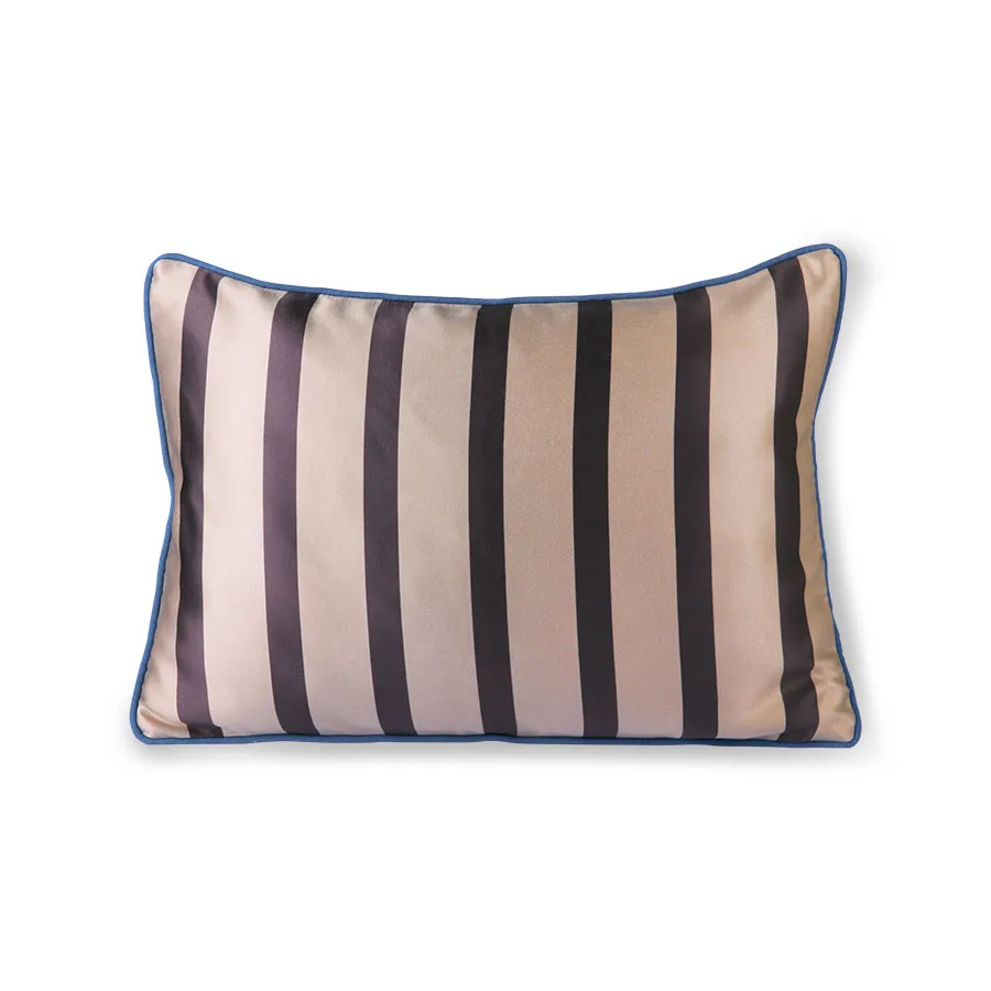 Pillow Satin/velvet 35x50 cm, Brown-taupe HKliving
