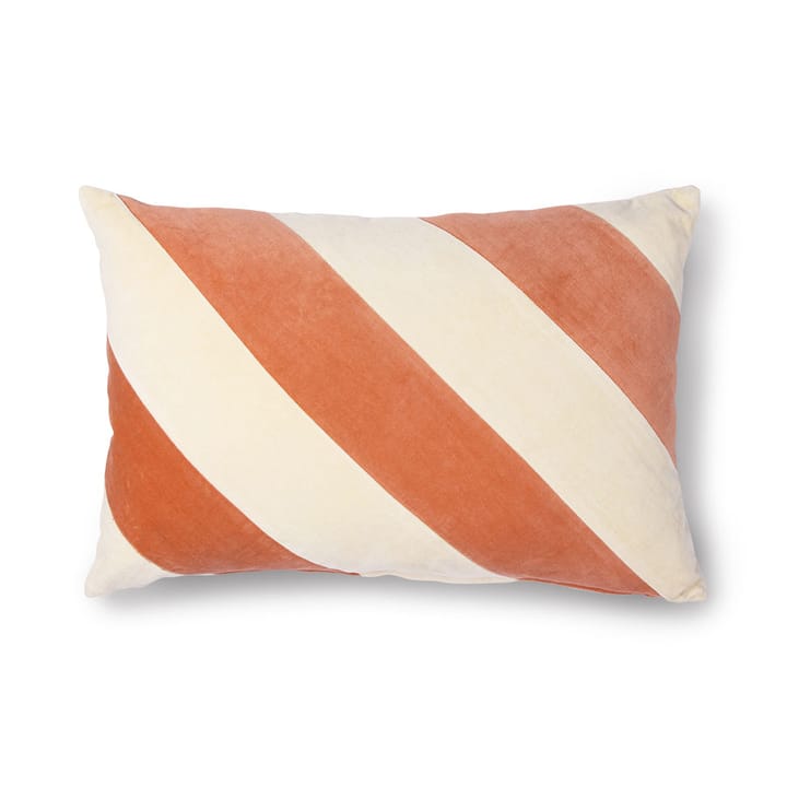 Pillow striped 40x60 cm - Peach-cream - HKliving