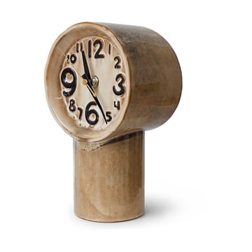 Retro ceramic clock 23.5 cm - Cream - HKliving