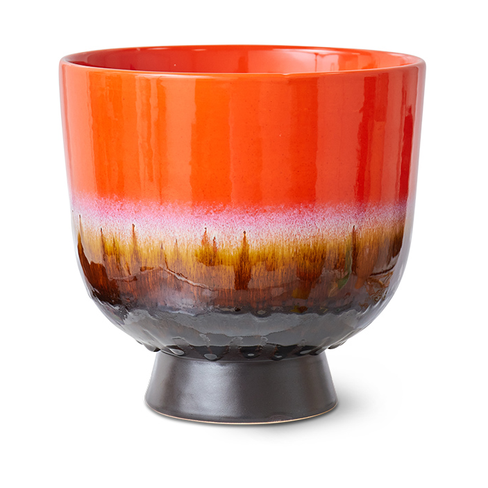 HKliving Retro flower pot o20.5 cm Cherry red | Scandinavian Design | Flower pots | Multi
