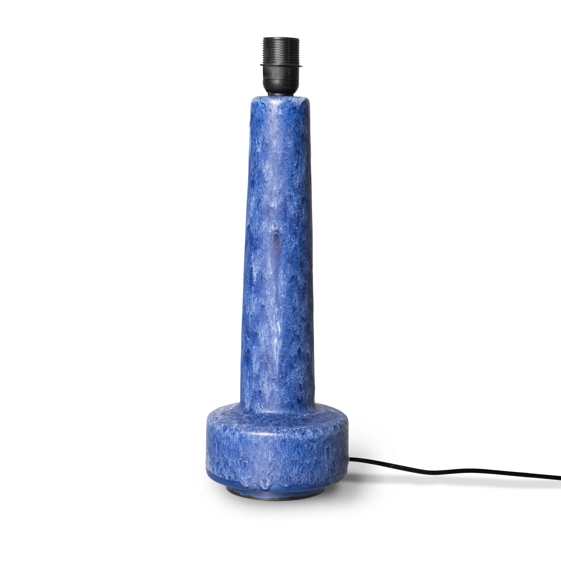 Retro lamp base - stoneware, Blue HKliving