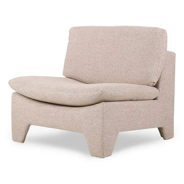 Retro lounge Armchair, Nude melange HKliving