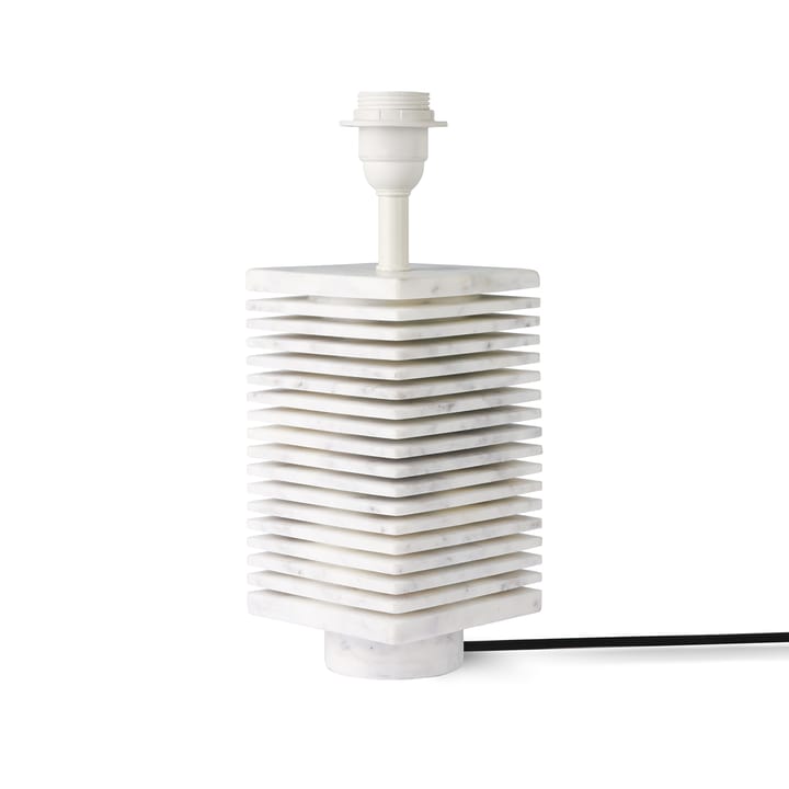 Ribbed lamp base - white - HKliving