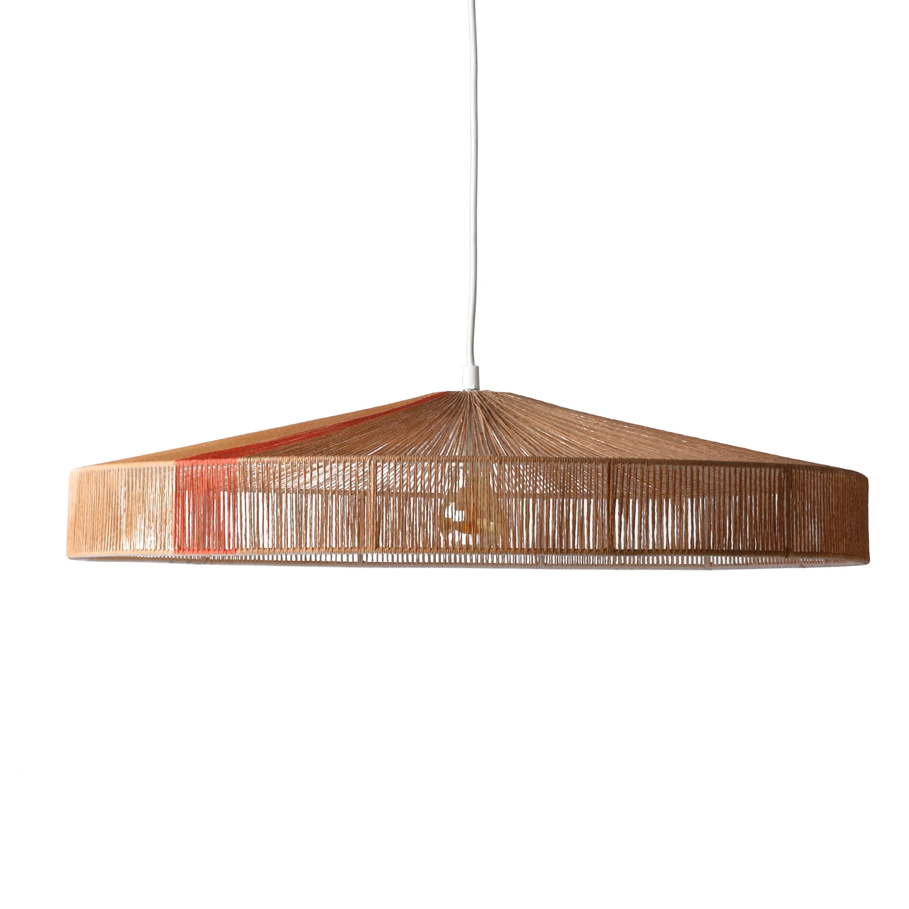 Rope ceiling lamp Ø70 cm, Terra shades HKliving