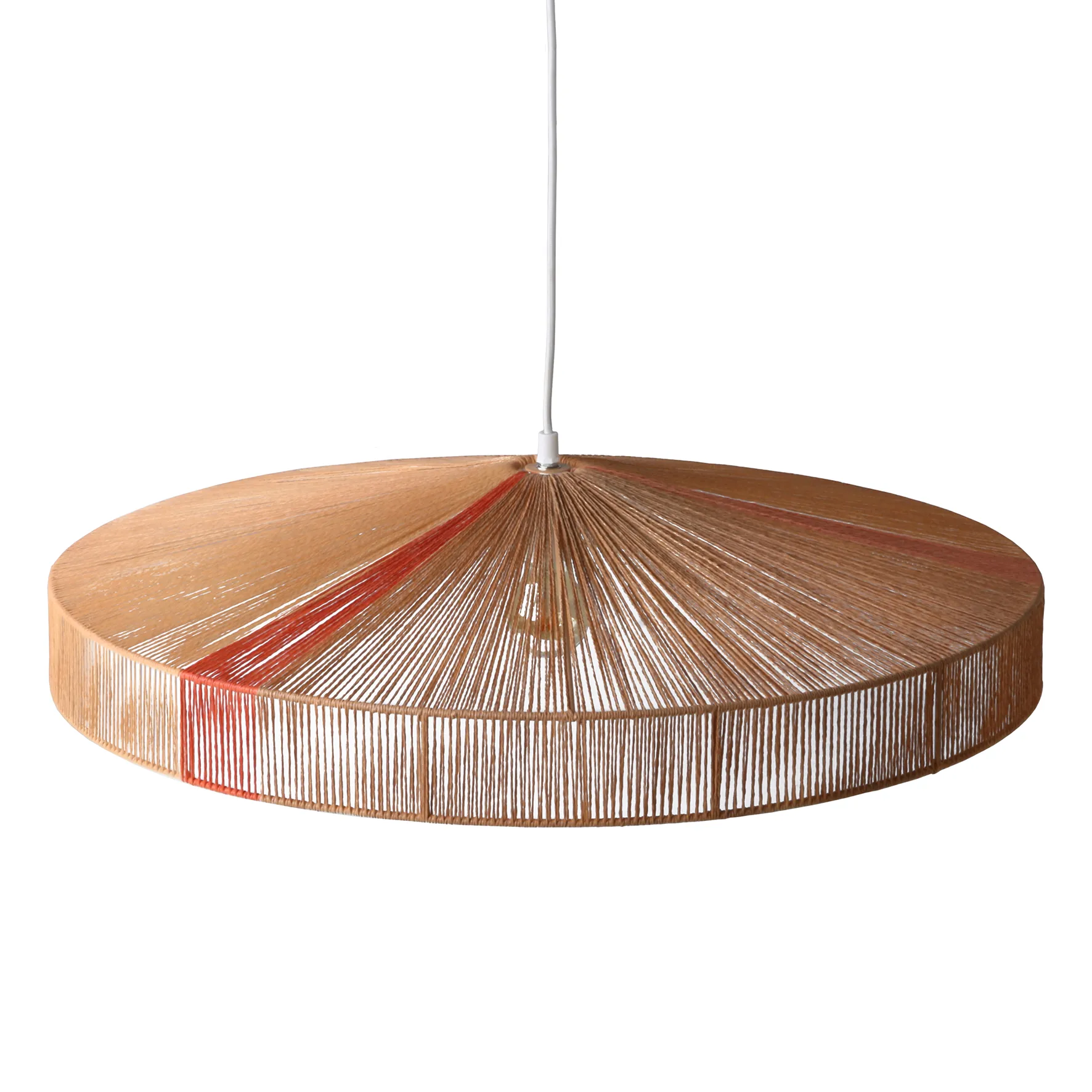 Rope ceiling lamp Ø70 cm, Terra shades HKliving