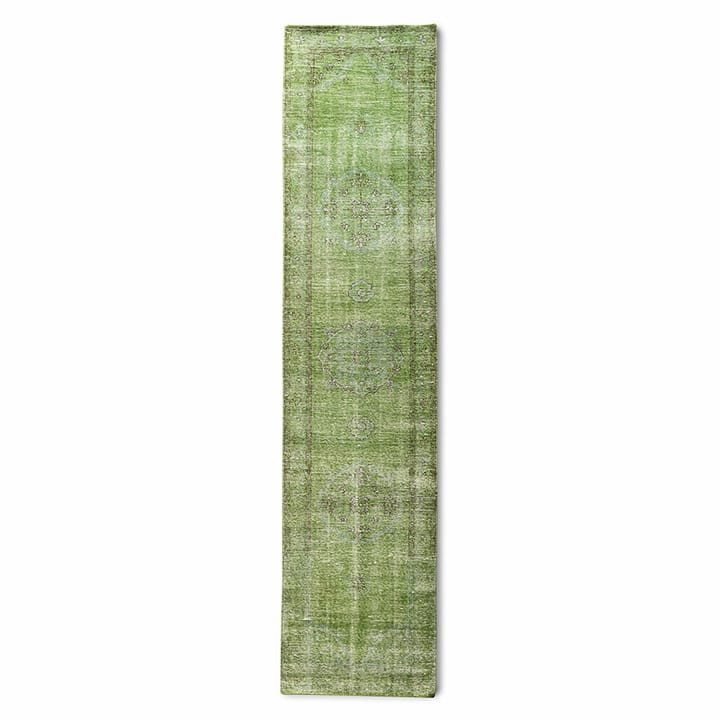 Runner Rug 80x350 cm wool, Green HKliving