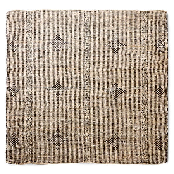 Rustic rug 200x200 cm, Brown HKliving