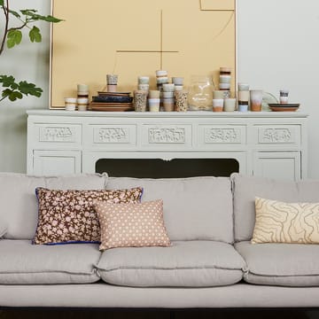 Stitched lines cushion 30x50 cm - cream-natureal - HKliving