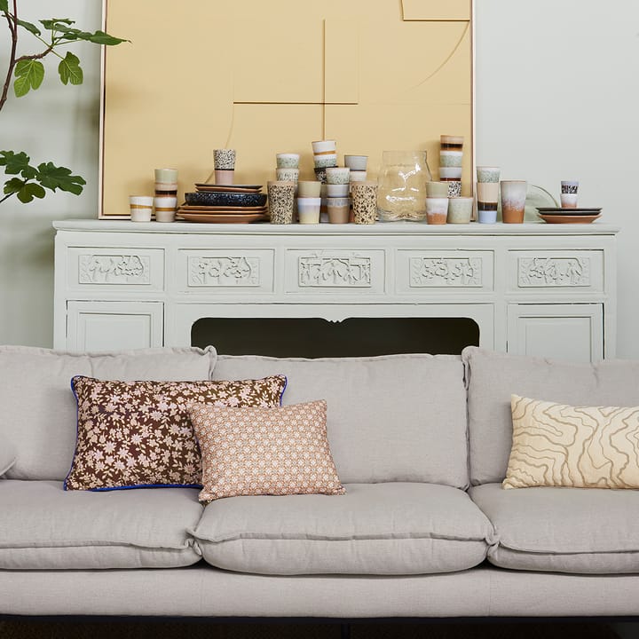 Stitched lines cushion 30x50 cm, cream-natureal HKliving