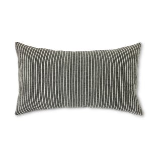 HKliving Striped monochrome cushion 40x70 cm Grey