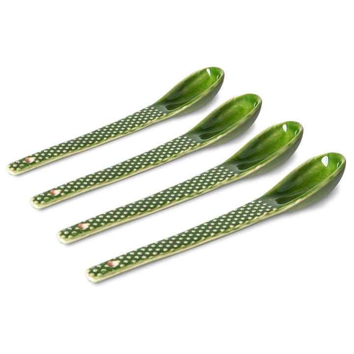 The Emeralds spoon 4-pack 15.2 cm - Green - HKliving