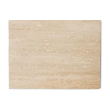 Travertin cutting board 40x50 cm - Beige - HKliving
