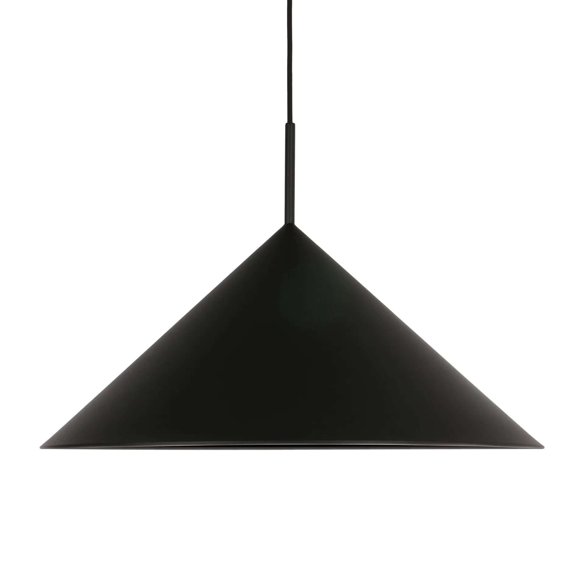 Triangle ceiling lamp, black HKliving