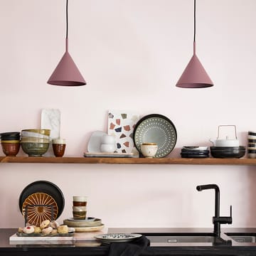 Triangle ceiling lamp M - matte purple - HKliving