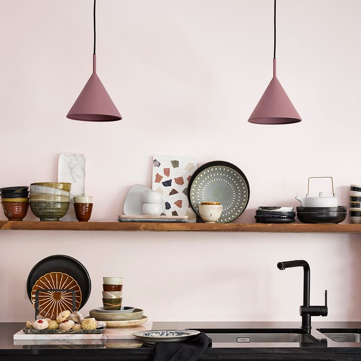 Triangle ceiling lamp M, matte purple HKliving
