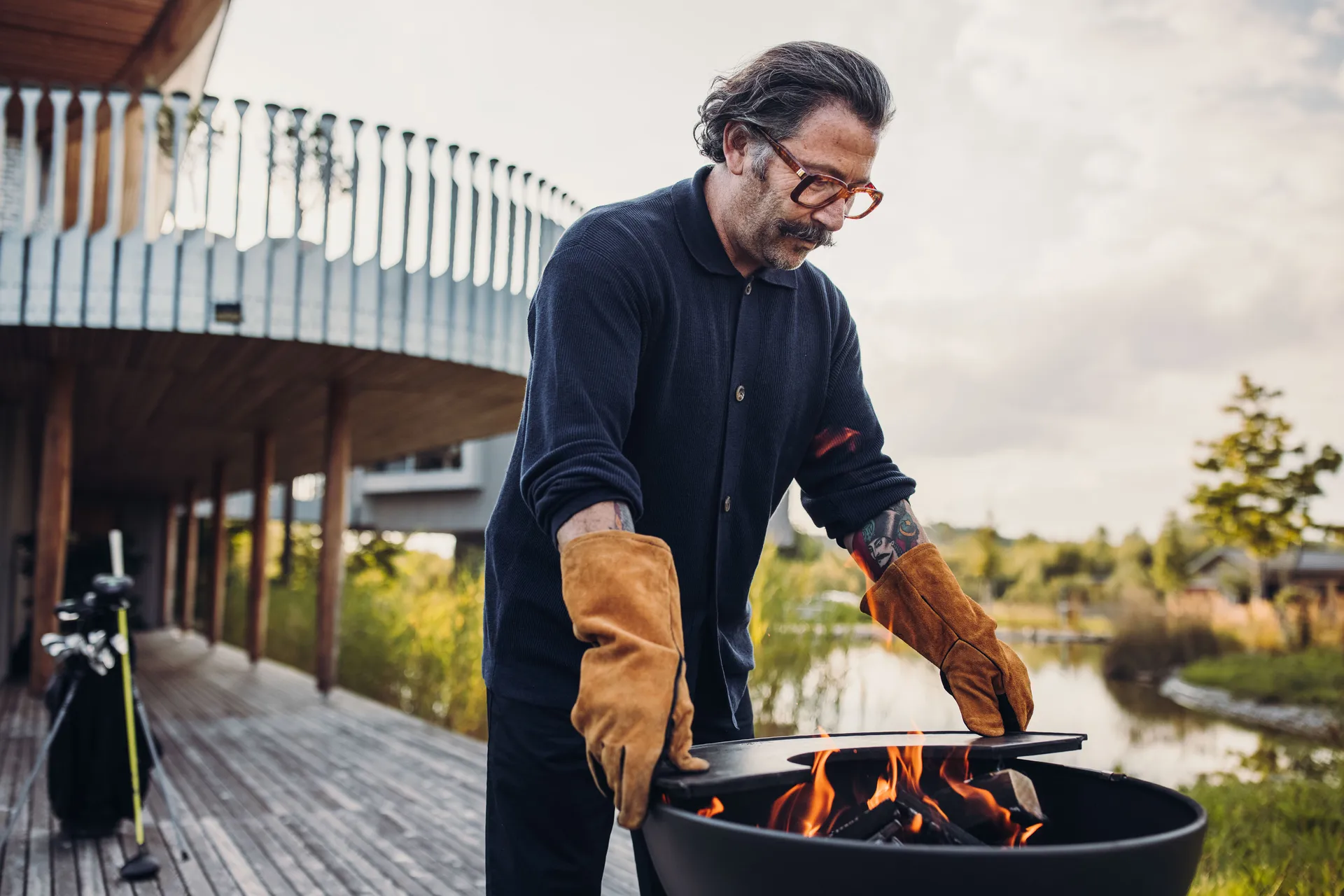BOWL 57 Plancha griddle, Black Höfats
