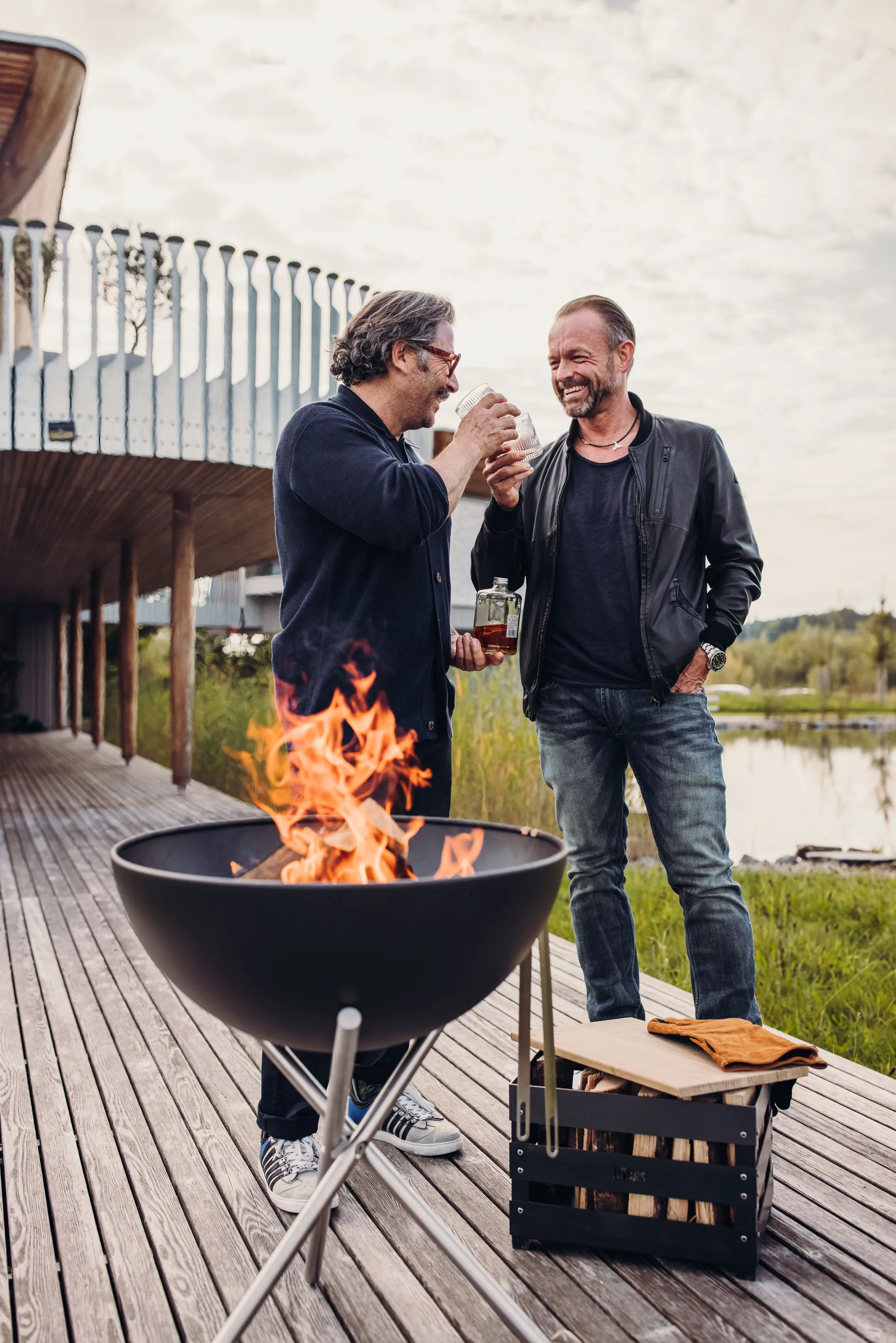 BOWL 57 tripod stand, Silver Höfats