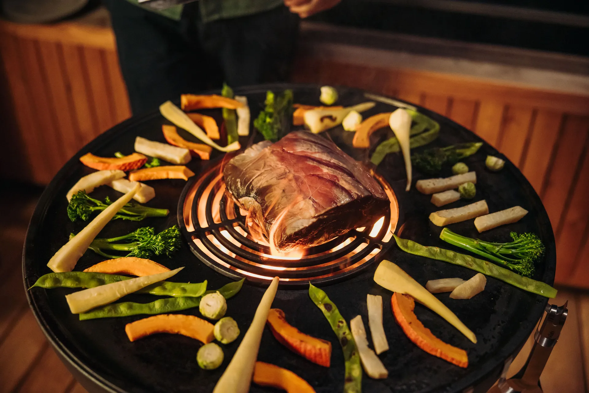 BOWL 70 grill grate, Black Höfats