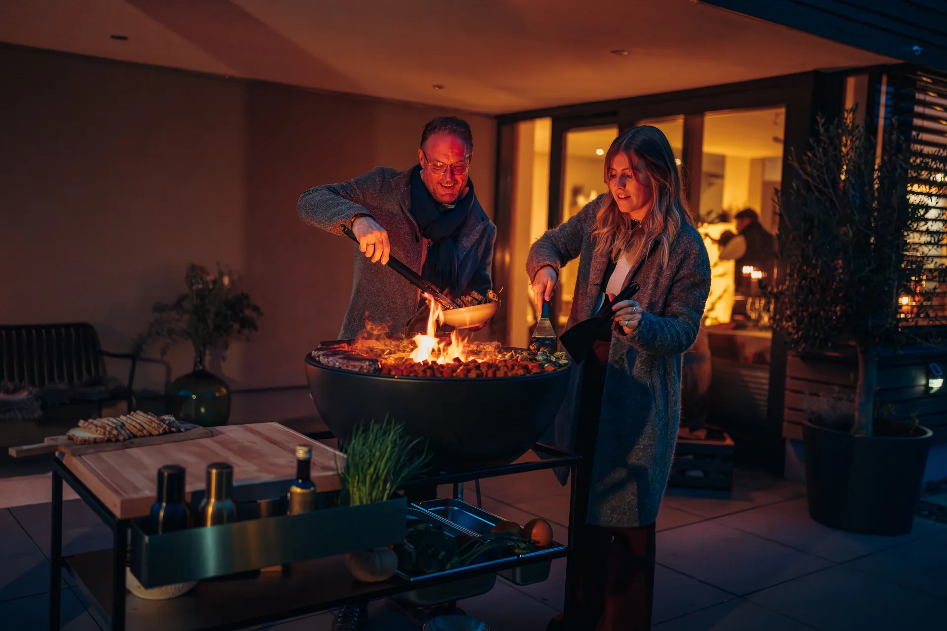 FIRE KITCHEN outdoor kitchen, Black Höfats