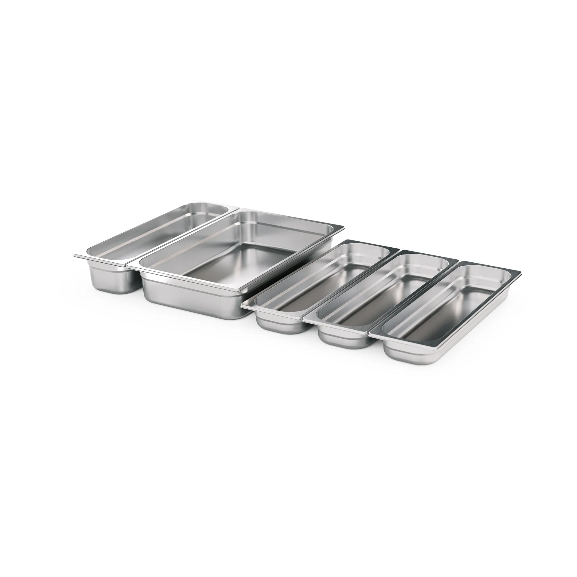 FIRE KITCHEN storage boxes, Stainless steel, 5 pieces Höfats
