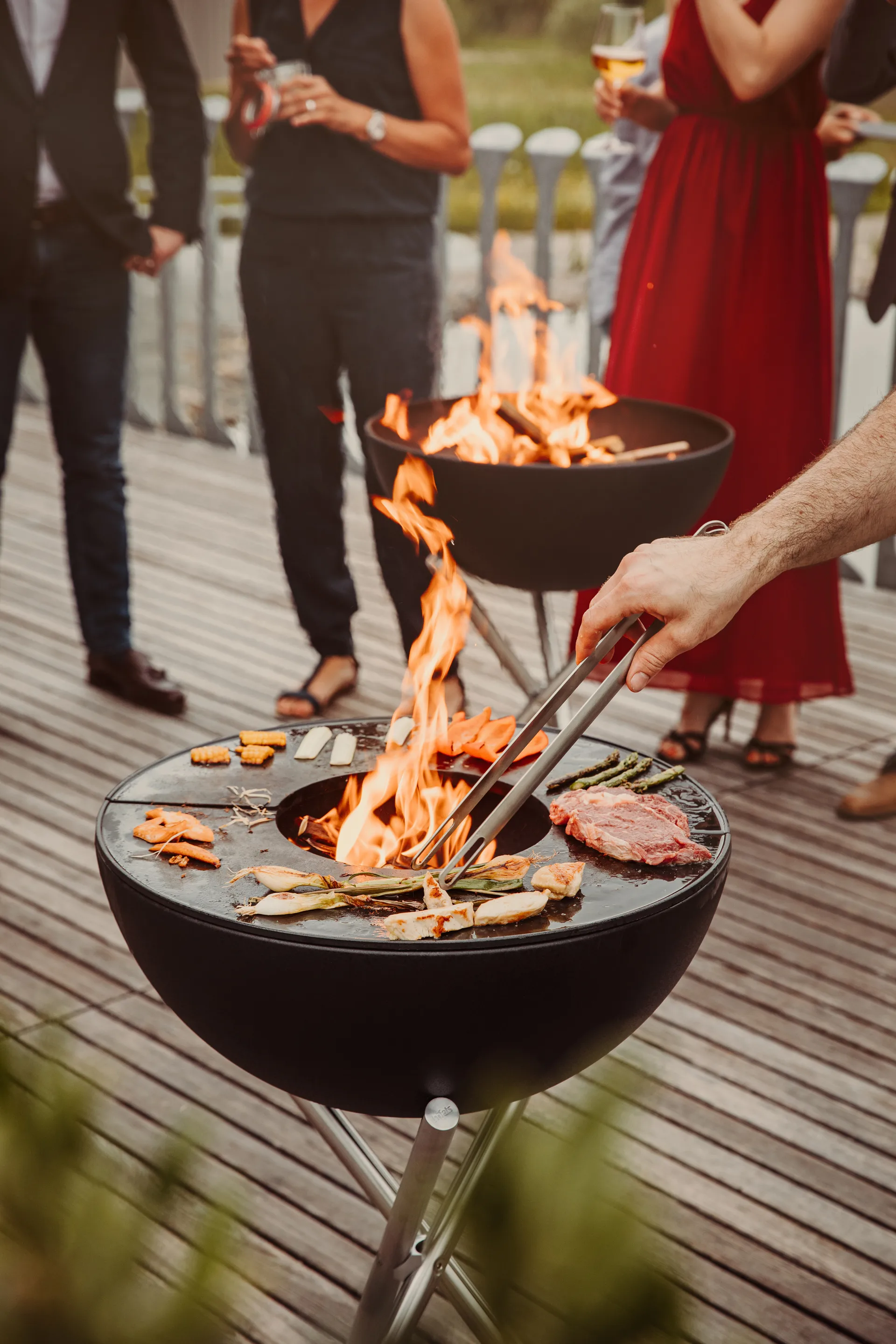 Höfats grill tongs, Silver Höfats
