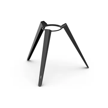 MOON 45 fireplace - All black, high frame - Höfats