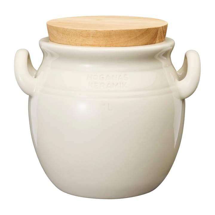 Höganäs Ceramic jar 1 l - Sand - Höganäs Keramik