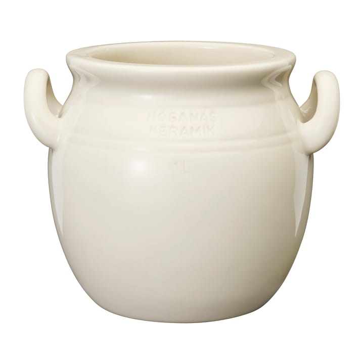Höganäs Ceramic jar 1 l, Sand Höganäs Keramik