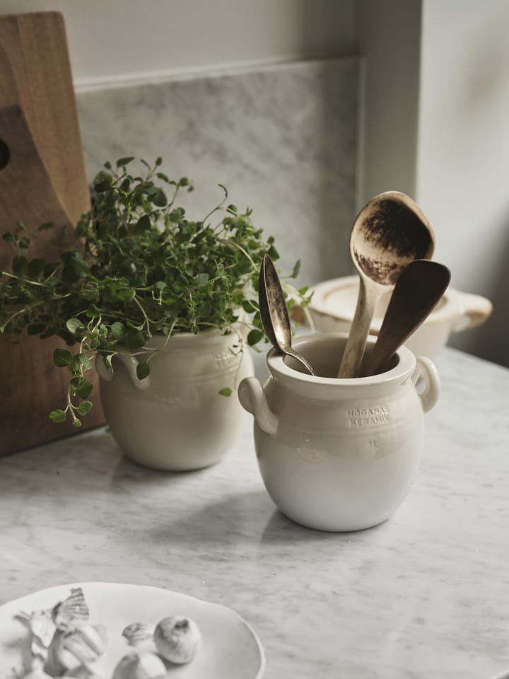 Höganäs Ceramic jar 1 l, Sand Höganäs Keramik