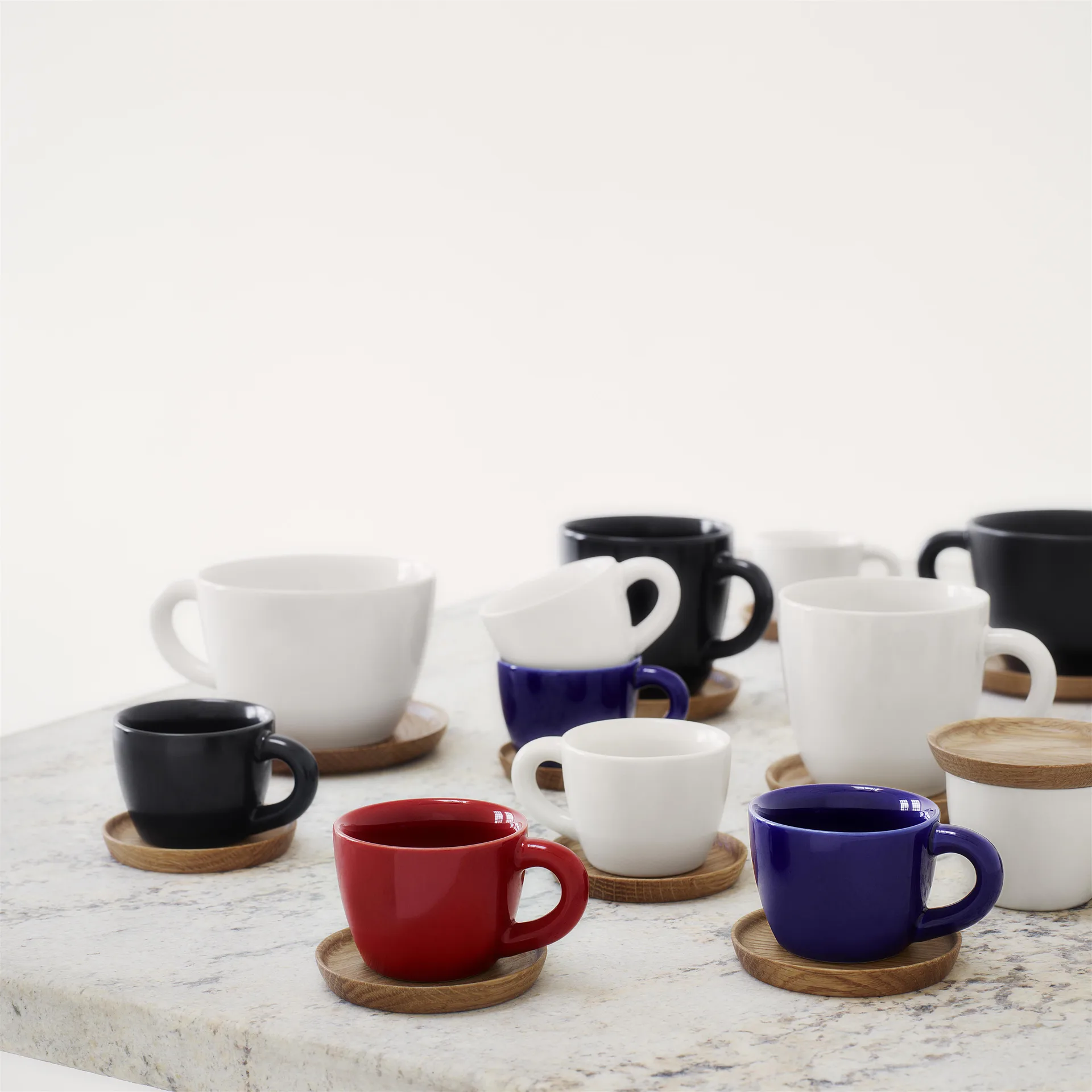 Höganäs coffee cup, graphite grey matt Höganäs Keramik