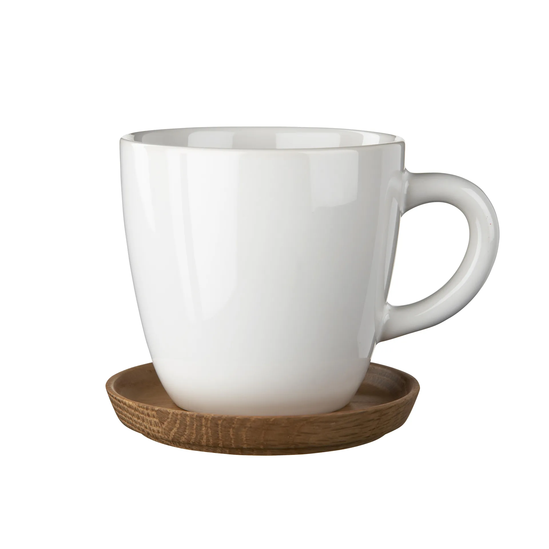 Höganäs coffee cup, white shiny Höganäs Keramik