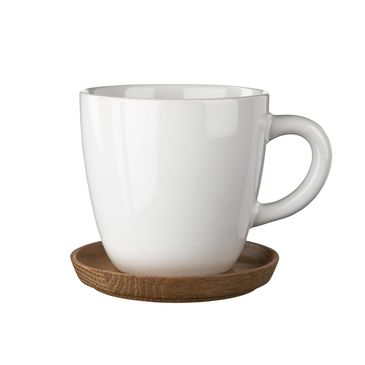 Höganäs coffee cup, white shiny Höganäs Keramik