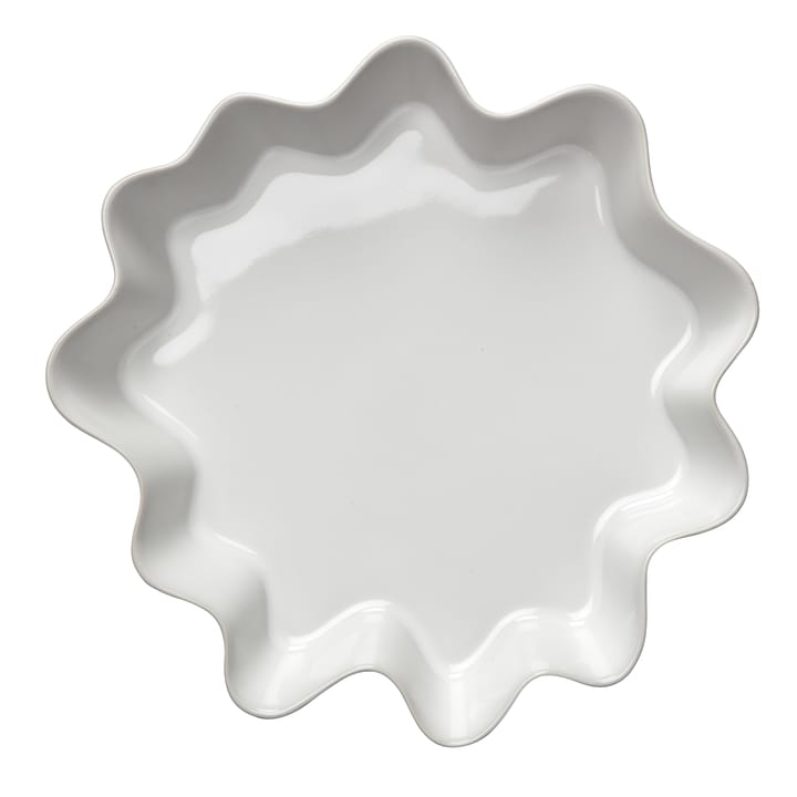 Höganäs pie dish - white glossy - Höganäs Keramik