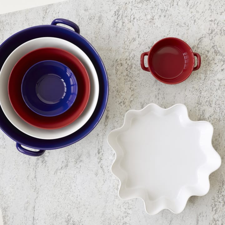 Höganäs pie dish - white glossy - Höganäs Keramik