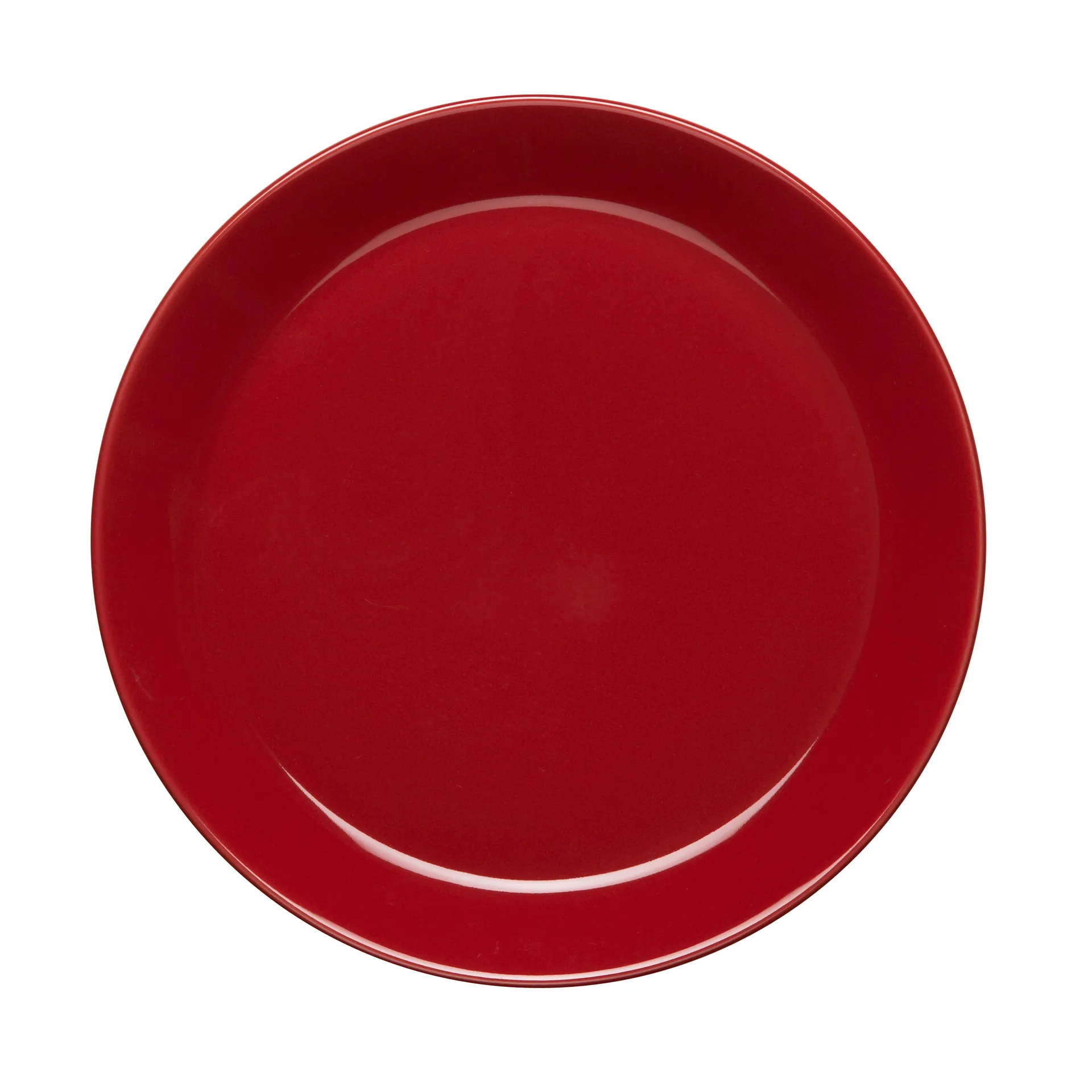 Höganäs small plate 20 cm, red shiny Höganäs Keramik